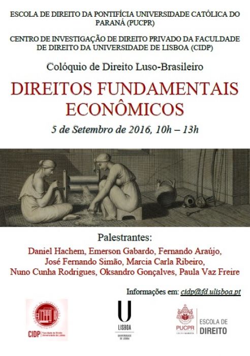 Colquio de Direito Luso-Brasileiro - Universidade de Lisboa (Lisboa, Portugal)