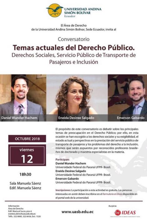 Temas actuales del Derecho Pblico - Universidad Andina Simn Bolvar (Quito, Equador)