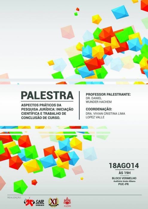 Palestra - Aspectos práticos da pesquisa jurídica: iniciação científica e trabalho de conclusão de curso (Curitiba - PR)