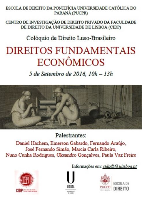 Colóquio de Direito Luso-Brasileiro - Universidade de Lisboa (Lisboa, Portugal)