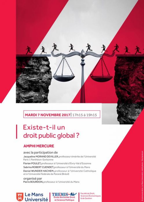 Colóquio - Existe-t-il un Droit Public Global? - Le Mans Université (Le Mans, França)